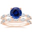14KR Sapphire Joelle Diamond Bridal Set (3/4 ct. tw.), smalltop view