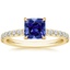 18KY Sapphire Amelie Diamond Ring (1/3 ct. tw.), smalltop view