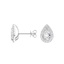 18K White Gold Pear Lab Created Diamond Halo Stud Earrings (1 1/2 ct. tw.), smalladditional view 1