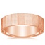 Rose Gold Cedar Wedding Ring