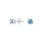 18K White Gold Lab Created Blue Diamond Stud Earrings (1/2 ct. tw.), smalladditional view 1