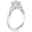 18KW Aquamarine Simply Tacori Three Stone Diamond Ring (1/3 ct. tw.), smalltop view