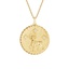 Diamond Accented Aries Zodiac Necklace 