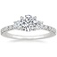 18K White Gold Radiance Diamond Ring (1/3 ct. tw.), smalltop view