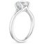 18KW Sapphire Lena Diamond Ring, smalltop view