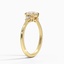 18K Yellow Gold Aria Three Stone Diamond Ring (1/10 ct. tw.), smallside view