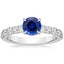 18KW Sapphire Anthology Diamond Ring (1/2 ct. tw.), smalltop view
