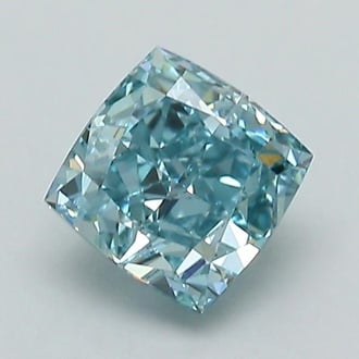 Loose 1.54Ct Round Cut Natural Deep Blue Santa Maria Aquamarine