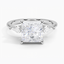 Moissanite Luxe Cometa Diamond Ring (1/3 ct. tw.) in Platinum