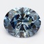 2.35 Ct. Fancy Blue Oval Lab Created Diamond