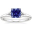 18KW Sapphire Reverie Ring, smalltop view