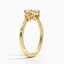18K Yellow Gold Selene Diamond Ring (1/10 ct. tw.), smallside view
