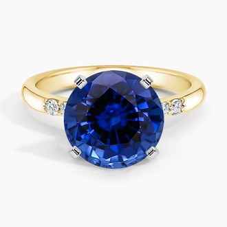 Lark Lab Sapphire and Diamond Ring