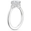 18KW Aquamarine Perfect Fit Aria Three Stone Diamond Ring, smalltop view