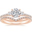 14K Rose Gold Lyra Diamond Ring (1/4 ct. tw.) with Flair Diamond Ring