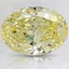 1.80 Ct. Fancy Intense Yellow Oval Lab Created Diamond