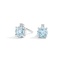 Aquamarine and Diamond Earrings 