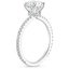 18KW Aquamarine Demi Diamond Ring (1/3 ct. tw.), smalltop view