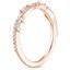 14K Rose Gold Luxe Winding Willow Diamond Ring (1/4 ct. tw.), smallside view