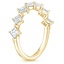18K Yellow Gold Plaza Diamond Ring (1 1/15 ct. tw.), smallside view