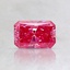 0.70 Ct. Fancy Vivid Purplish Pink Radiant Lab Created Diamond