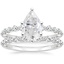 18KW Moissanite Marseille Diamond Bridal Set (1/2 ct. tw.), smalltop view