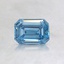 0.60 Ct. Fancy Intense Blue Emerald Lab Created Diamond