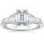 Platinum Cosette Diamond Ring (1 ct. tw.), smalltop view