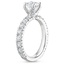 18K White Gold Luxe Ellora Diamond Ring, smallside view