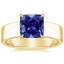 Yellow Gold Sapphire Alden Diamond Ring