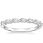Tacori Sculpted Crescent Pear Diamond Ring (1/3 ct. tw.) in 18K White Gold