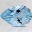 12x8mm Pear Aquamarine