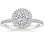 Platinum Vintage Waverly Diamond Ring (1/2 ct. tw.), smalltop view
