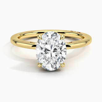 Classic Solitaire with Hidden Diamond Accents