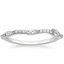 Platinum Luxe Willow Contoured Diamond Ring (1/5 ct. tw.), smalltop view