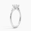 18KW Aquamarine Sloane Diamond Ring, smalltop view