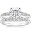 18KW Moissanite Aurora Diamond Bridal Set (1/3 ct. tw.), smalltop view