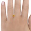 0.58 Ct. Fancy Deep Orangy Yellow Round Lab Created Diamond, smalladditional view 1