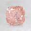 1.24 Ct. Fancy Intense Orange-Pink Cushion Lab Created Diamond