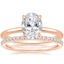14K Rose Gold Everly Diamond Ring with Ballad Diamond Ring (1/6 ct. tw.)