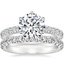 18K White Gold Luxe Sienna Diamond Ring with Sienna Eternity Diamond Ring (7/8 ct. tw.)