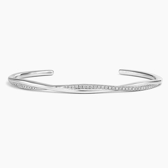 Diamond Accented Cuff Bracelet