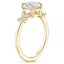 18K Yellow Gold Mariposa Diamond Ring, smallside view