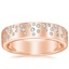 Rose Gold Cascade Diamond Ring (1/4 ct. tw.)