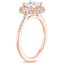 14K Rose Gold Circa Diamond Ring, smallside view