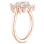 14KR Sapphire Arabesque Diamond Ring (1/2 ct. tw.), smalltop view