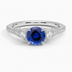 Sapphire Ava Diamond Ring (1/2 ct. tw.) in Platinum