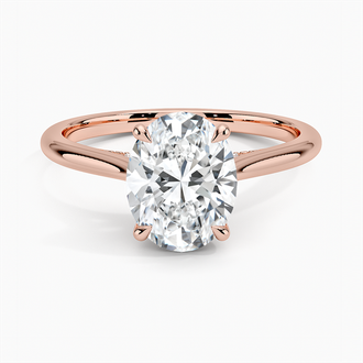 14K Rose Gold Dawn Diamond Ring