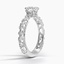 18KW Sapphire Nieve Diamond Ring, smalltop view