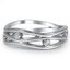 Custom Open Wave Diamond Ring